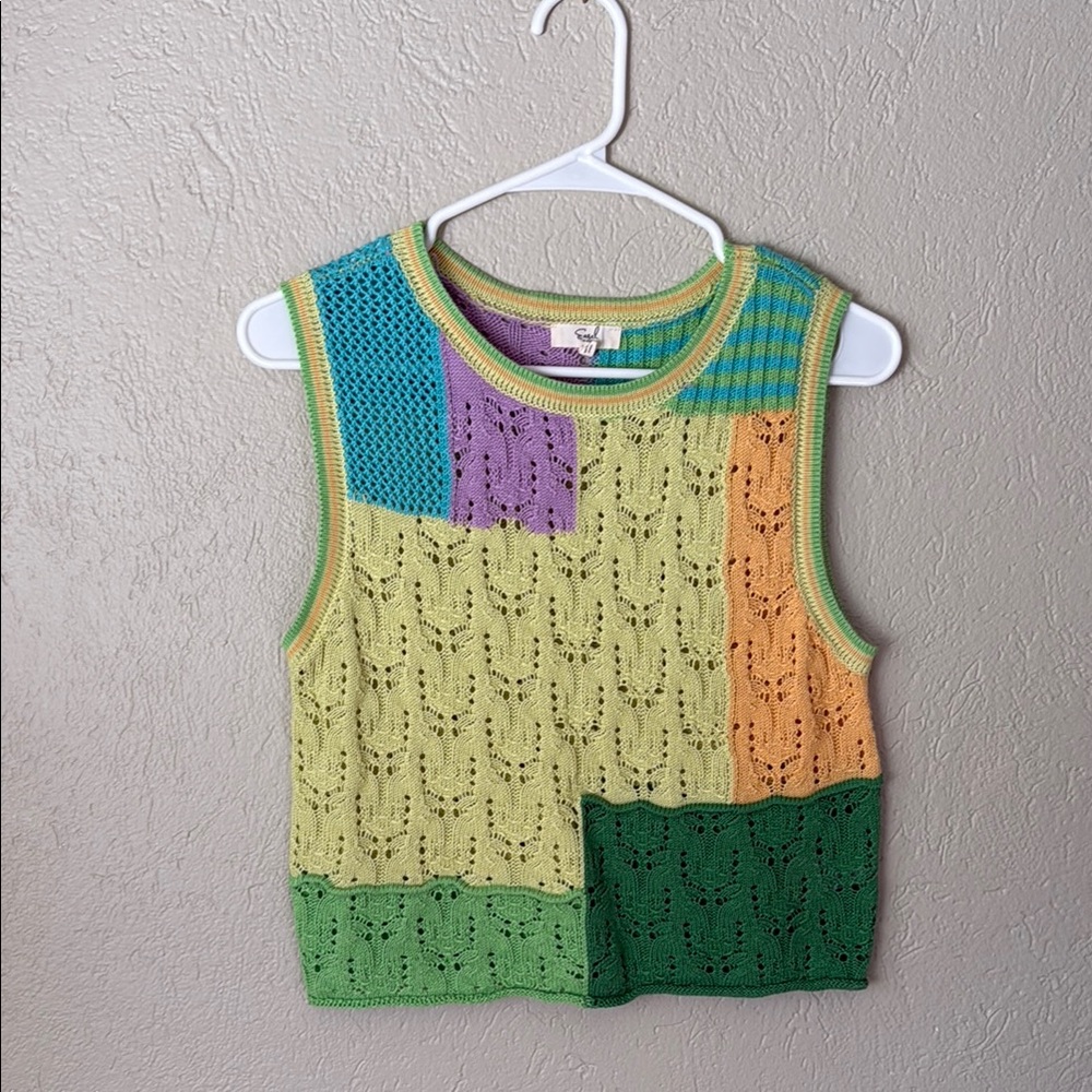 Colorful Patchwork Tank Top